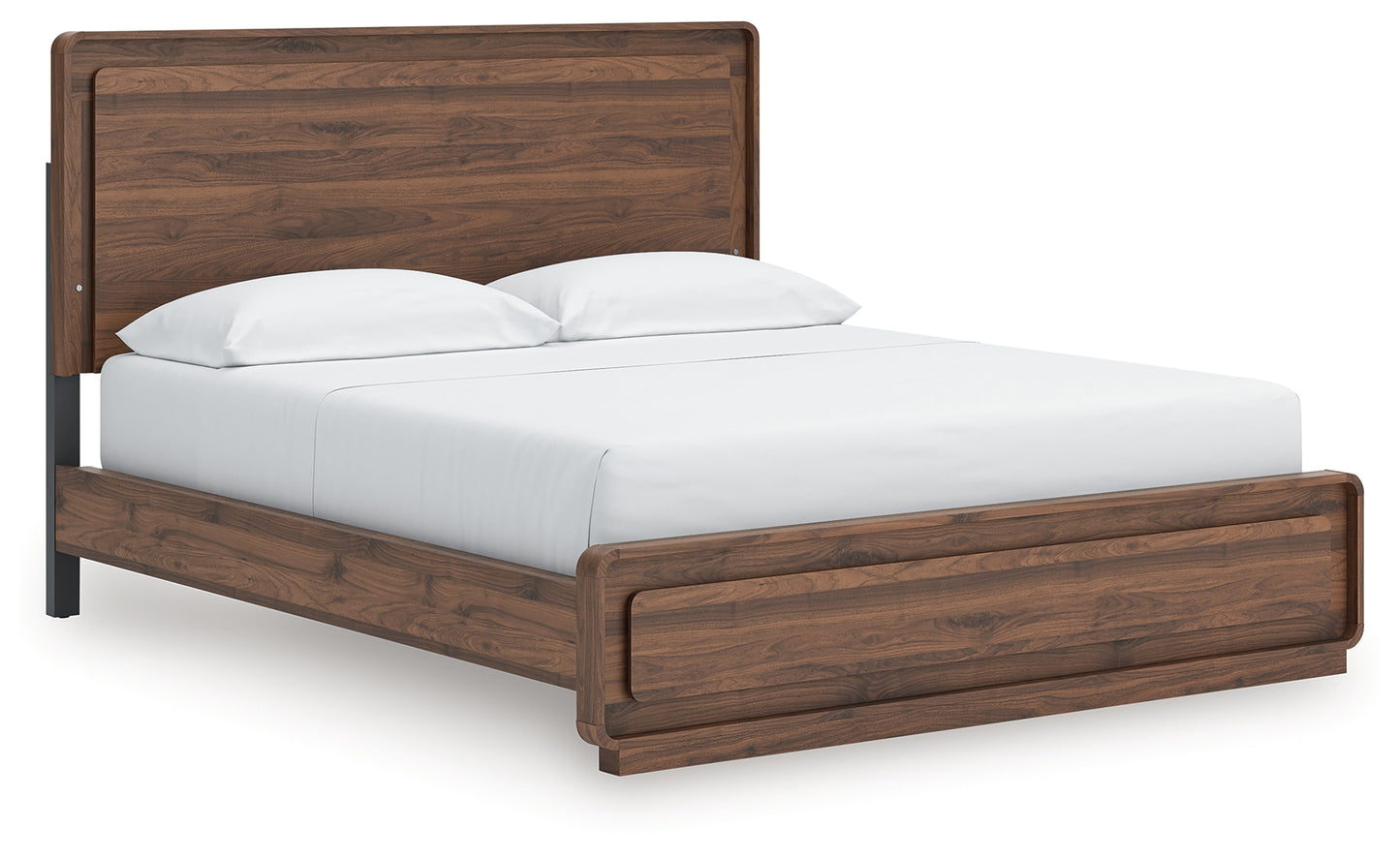 Orange Furniture Outlet - Ashley Furniture - Fortlorn Bedroom - California King Panel Bed / Walnut Brown - PCB386B5