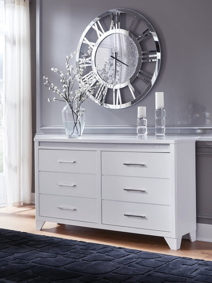 Orange Furniture Outlet - Ashley Furniture - Jarlee Bedroom - Dresser / White - PCB392-31