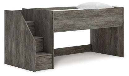 Orange Furniture Outlet - Ashley Furniture - Frandern Bedroom - Twin Loft Bed / Gray - B4480B12