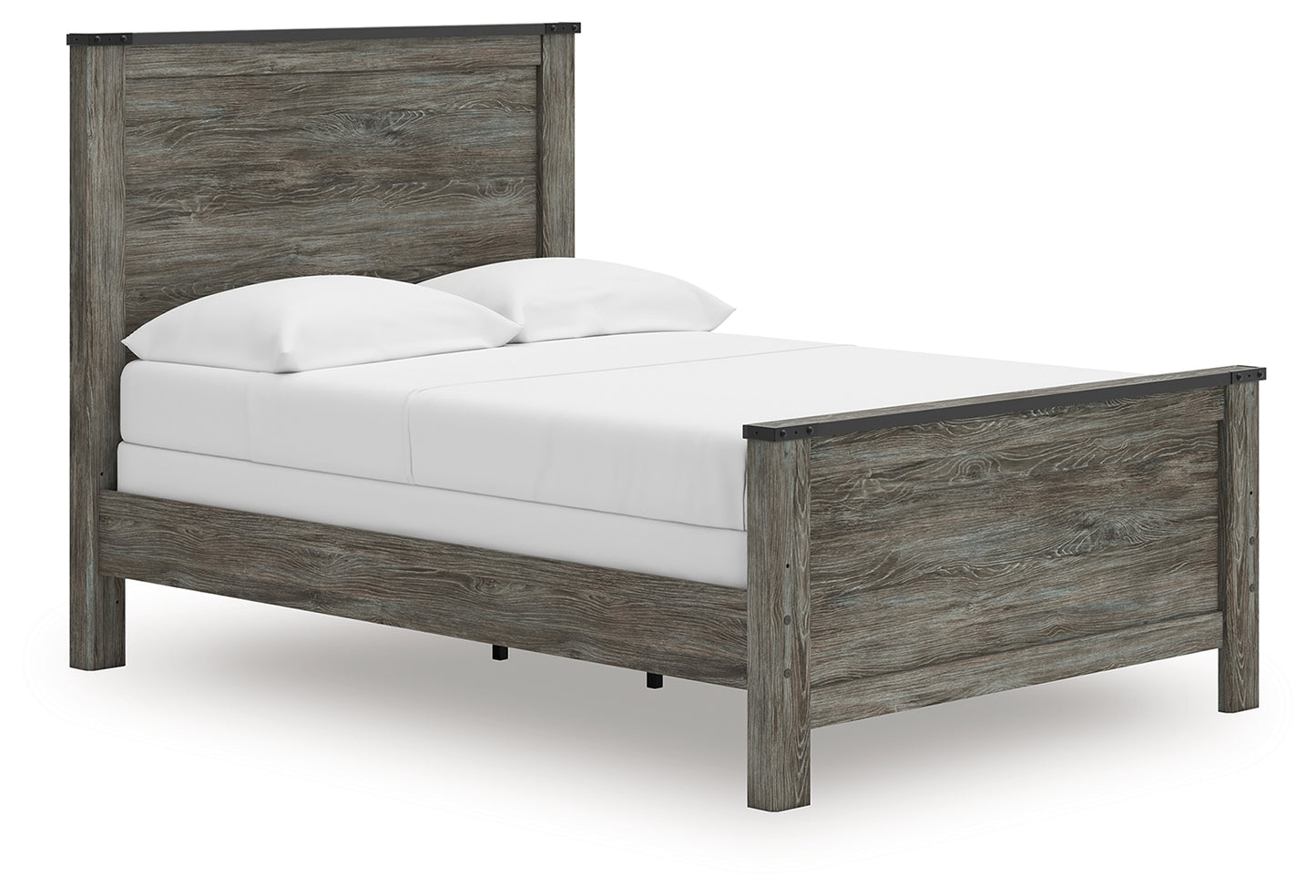 Orange Furniture Outlet - Ashley Furniture - Frandern Bedroom - Full Panel Bed / Black/Gray - B4480B19