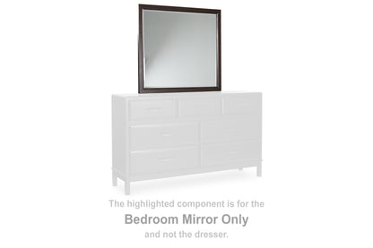 Orange Furniture Outlet - Ashley Furniture - Vanmore Bedroom - Bedroom Mirror / Dark Brown - B479-36