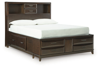 Orange Furniture Outlet - Ashley Furniture - Vanmore Bedroom - Two Drawer Night Stand / Dark Brown - B479-92