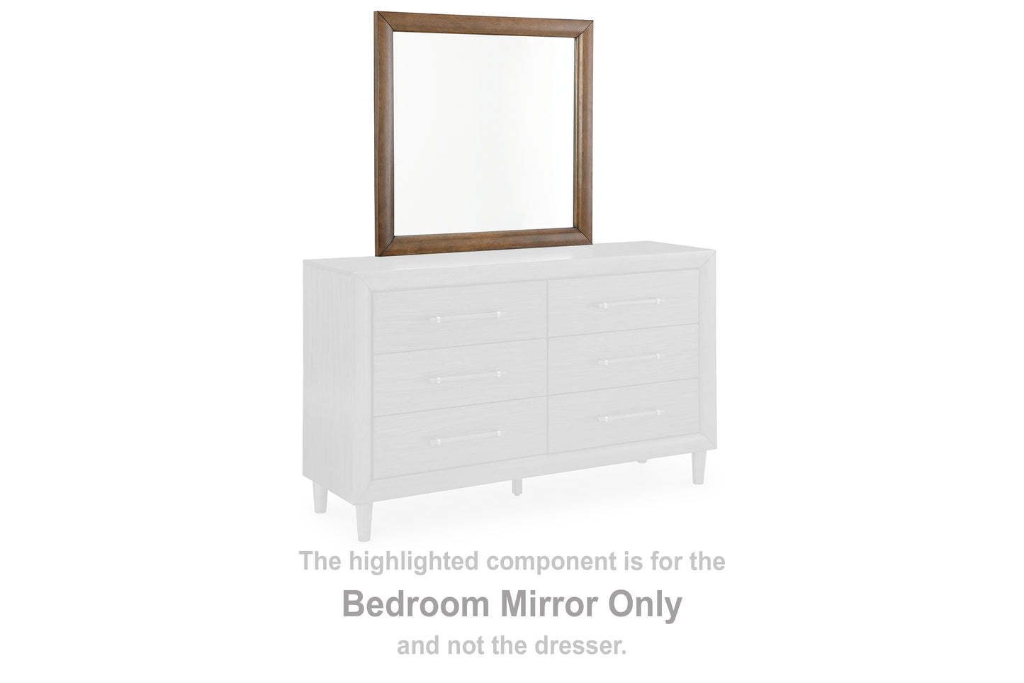 Orange Furniture Outlet - Ashley Furniture - Lyncott Bedroom - Bedroom Mirror / Brown - B615-36