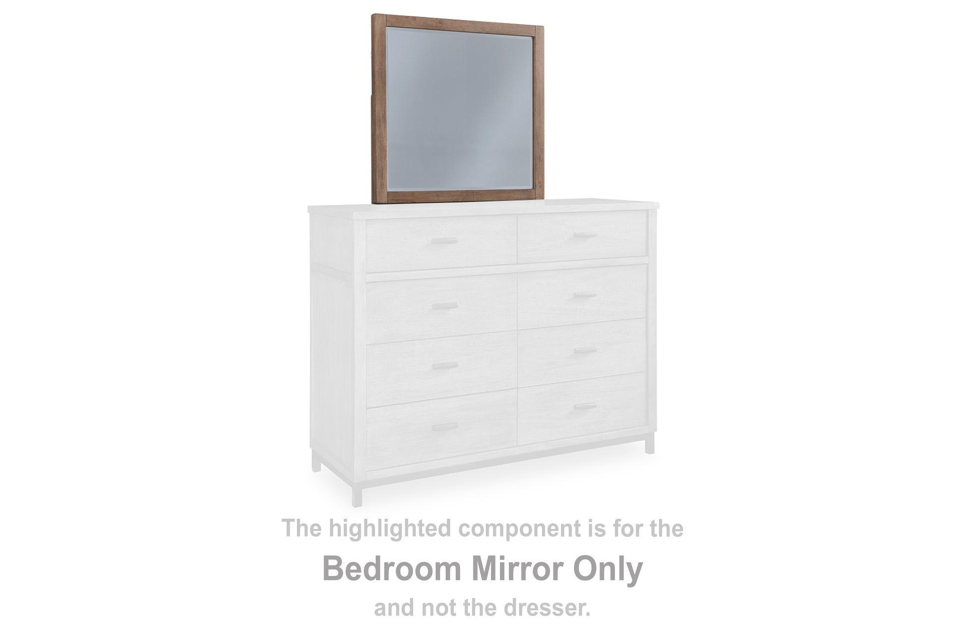 Orange Furniture Outlet - Ashley Furniture - Tomtyn Bedroom - Bedroom Mirror / Light Brown - B622-36