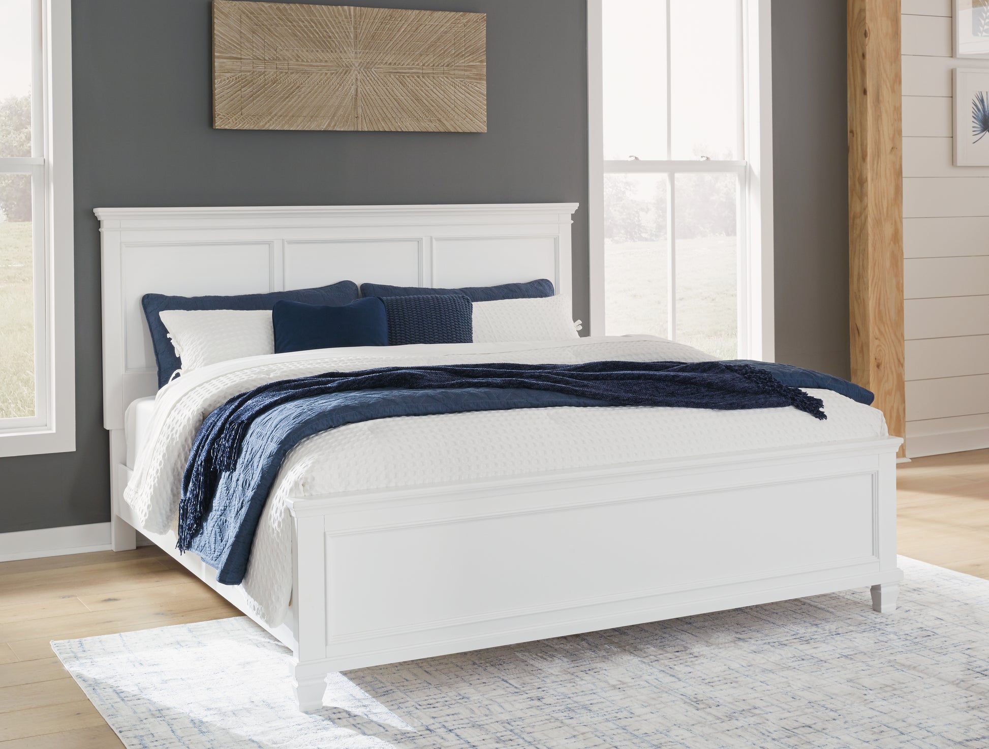 Orange Furniture Outlet - Ashley Furniture - Fortman Bedroom - Twin Panel Storage Bed / White - B680B24