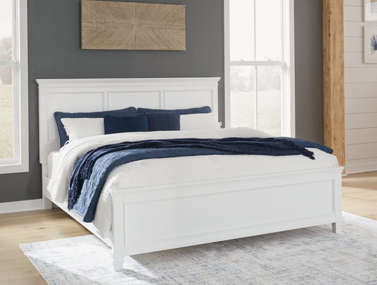 Orange Furniture Outlet - Ashley Furniture - Fortman Bedroom - Twin Panel Storage Bed / White - B680B24