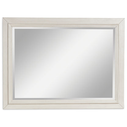 Orange Furniture Outlet - Ashley Furniture - Shaybrock Bedroom - Bedroom Mirror / Antique White/Brown - B683-36