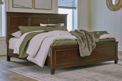 Orange Furniture Outlet - Ashley Furniture - Danabrin Bedroom - California King Panel Bed / Brown - B685B5