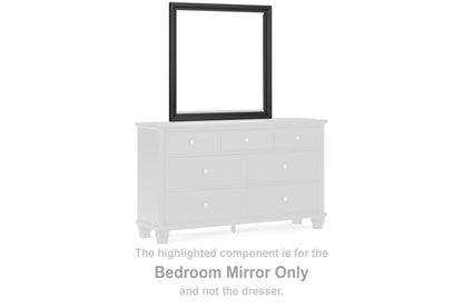 Orange Furniture Outlet - Ashley Furniture - Lanolee Bedroom - Bedroom Mirror / Black - B687-36