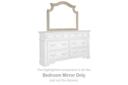 Orange Furniture Outlet - Ashley Furniture - Realyn Bedroom - Bedroom Mirror / Chipped White - B743-36