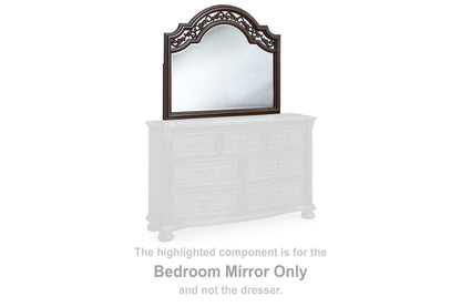 Orange Furniture Outlet - Ashley Furniture - Lavinton Bedroom - Bedroom Mirror / Brown - B764-36