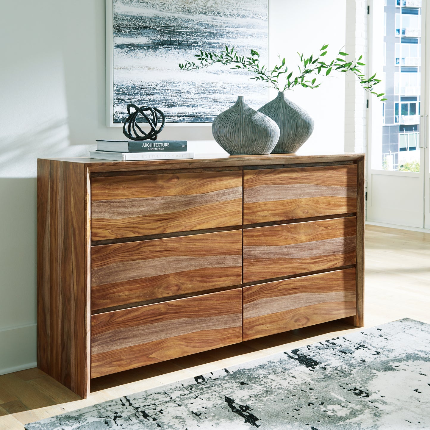 Orange Furniture Outlet - Ashley Furniture - Dressonni Bedroom - Dresser / Brown - B790-31