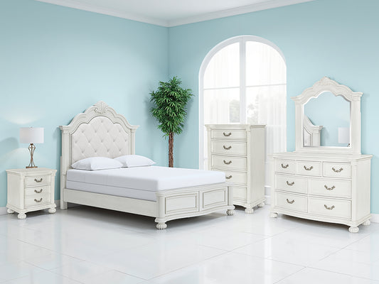 Orange Furniture Outlet - Ashley Furniture - Montelaine Bedroom - Dresser / Antique White - B795-31