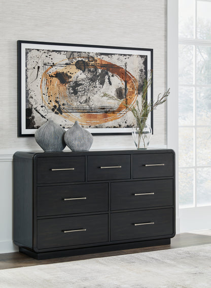 Orange Furniture Outlet - Ashley Furniture - Rowanbeck Bedroom - Dresser / Black - B821-31