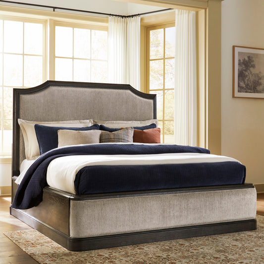 Orange Furniture Outlet - Ashley Furniture - Wickenger Bedroom - King Upholstered Panel Bed - PCB889B8