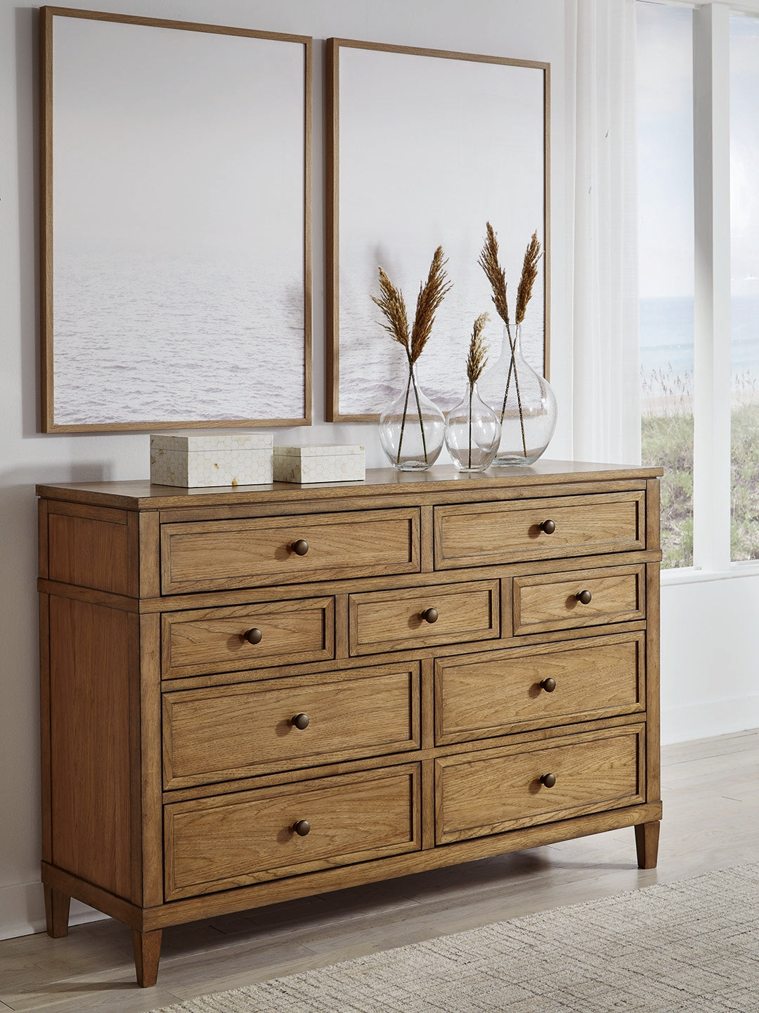 Orange Furniture Outlet - Ashley Furniture - Sharlance Bedroom - Dresser / Brown - B895-31