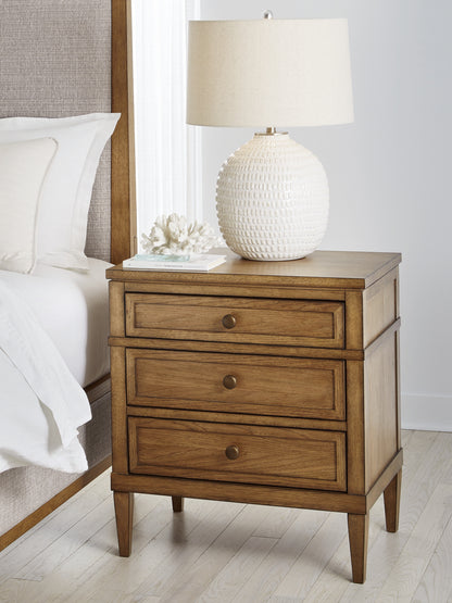 Orange Furniture Outlet - Ashley Furniture - Sharlance Bedroom - Three Drawer Night Stand / Brown - B895-93
