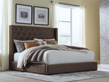 Queen Upholstered Storage Bed