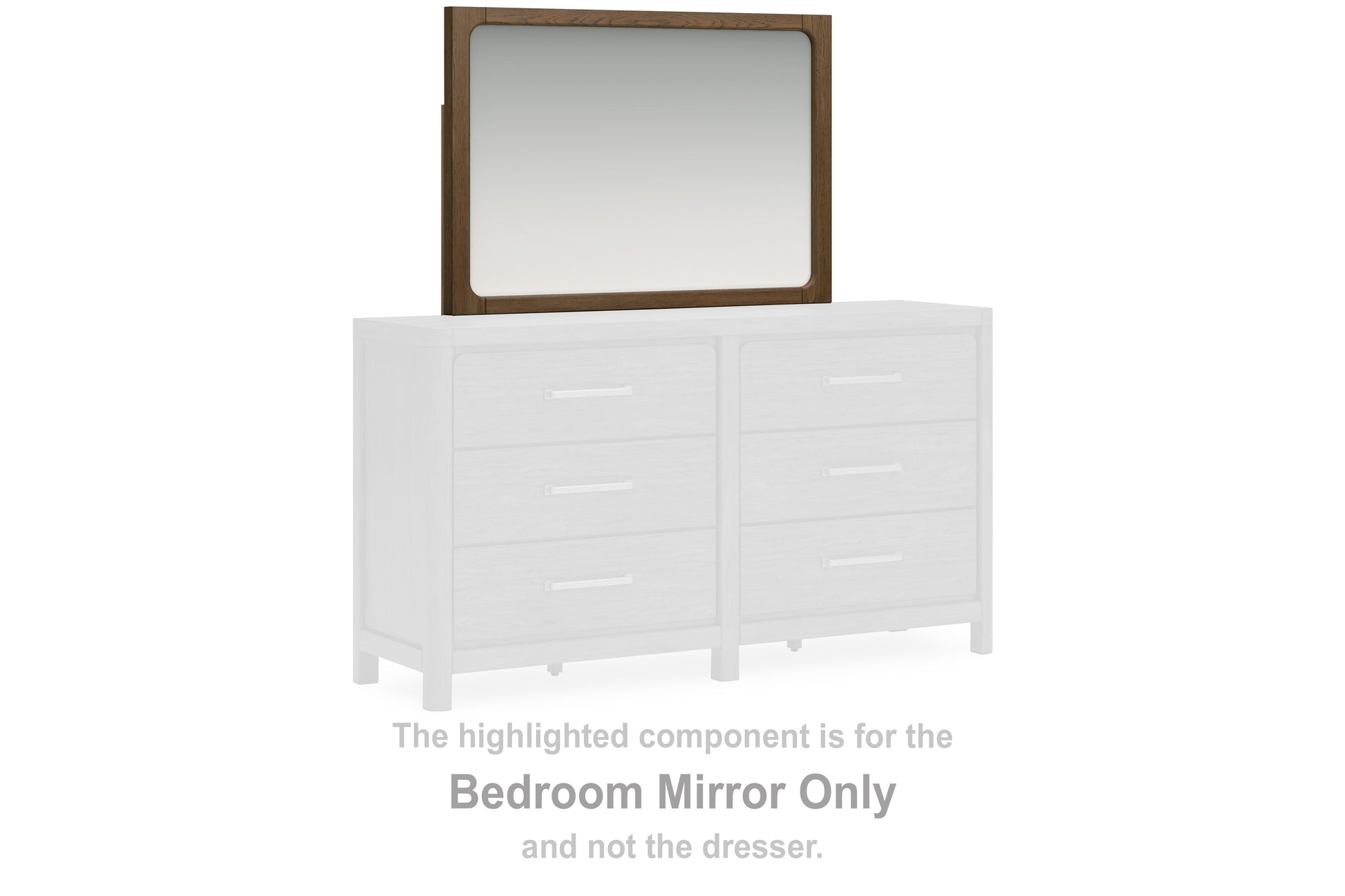 Orange Furniture Outlet - Ashley Furniture - Cabalynn Bedroom - Bedroom Mirror / Light Brown - B974-36