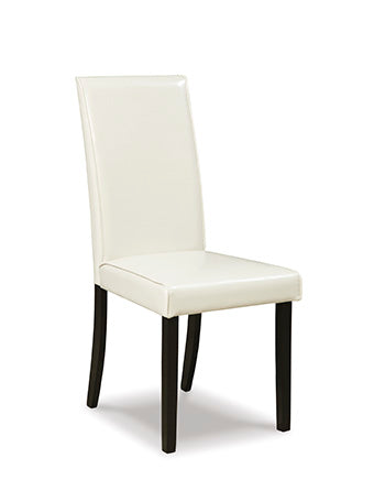 Orange Furniture Outlet - Ashley Furniture - Kimonte Dining Room - Dining Chair (Set of 2) / Ivory - D250-01X2