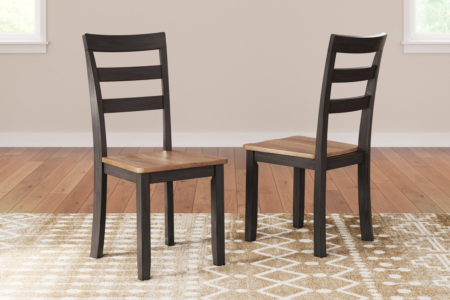 Orange Furniture Outlet - Ashley Furniture - Gesthaven Dining Room - Dining Chair (Set of 2) / Natural/Brown - D396-01X2