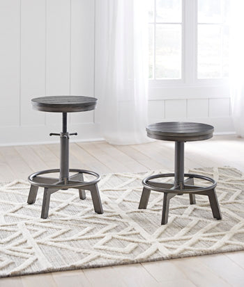 Orange Furniture Outlet - Ashley Furniture - Torjin Dining Room - Counter Height Stool (Set of 2) / Gray - D440-324X2