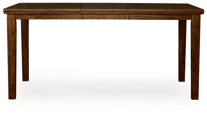Orange Furniture Outlet - Ashley Furniture - Ralene Dining Room - DRM Counter Butterfly EXT TBL / Medium Brown - D594-32