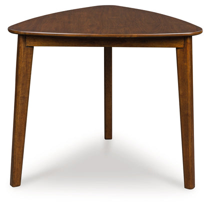 Orange Furniture Outlet - Ashley Furniture - Tameride Dining Table - Triangle Dining Room Table / Brown - PCD609-16