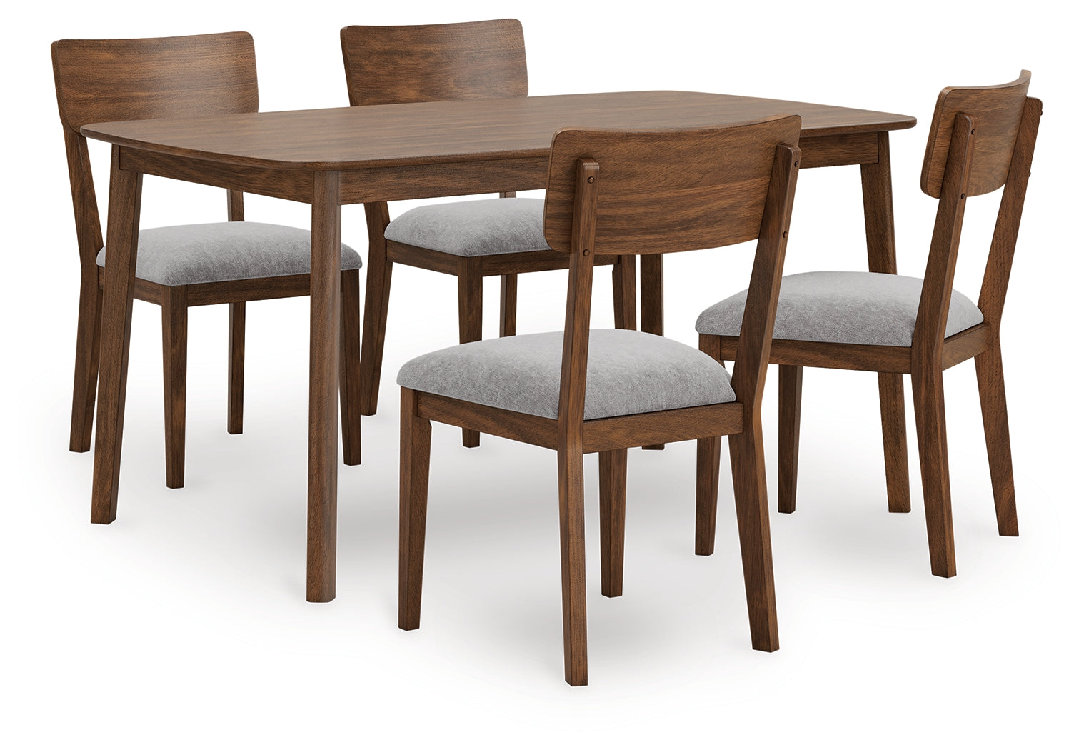 Orange Furniture Outlet - Ashley Furniture - Tameride Dining Table and 4 Chairs (Set of 5) - Dining Room Table Set (5/CN) / Brown - PCD609-225