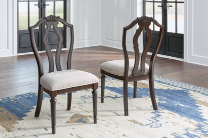 Orange Furniture Outlet - Ashley Furniture - Lavinton Dining Room - Dining Chair (Set of 2) / Tan/Brown - D764-01X2