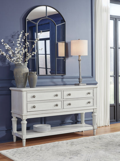 Orange Furniture Outlet - Ashley Furniture - Montelaine Dining Room - Dining Room Server / Antique White - D795-60