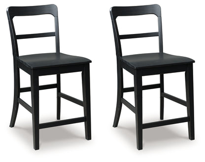 Orange Furniture Outlet - Ashley Furniture - Greddinton Counter Height Barstool (Set of 2) - Counter Height Barstool (Set of 2) / Multi - PCD824-124X2