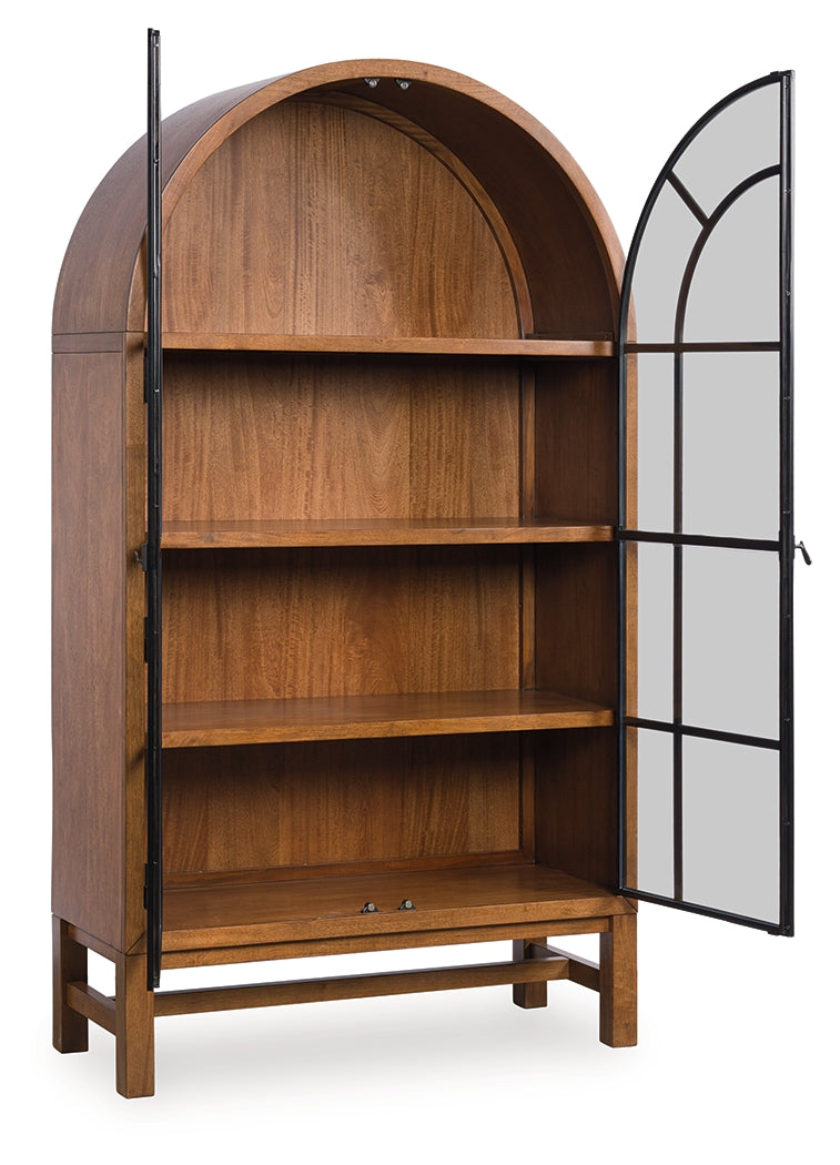 Orange Furniture Outlet - Ashley Furniture - Greddinton Display Cabinet - Display Cabinet / Brown/Black - PCD824-476