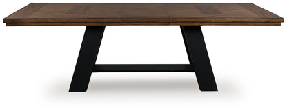 Orange Furniture Outlet - Ashley Furniture - Greddinton Dining Extension Table - Dining Extension Table / Brown/Black - PCD824D11