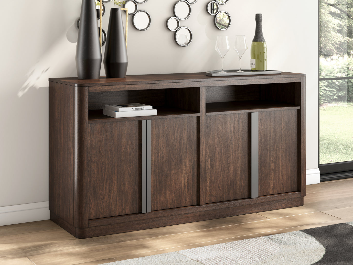 Orange Furniture Outlet - Ashley Furniture - Dilenno Dining Server - Dining Room Server / Dark Brown - PCD857-60