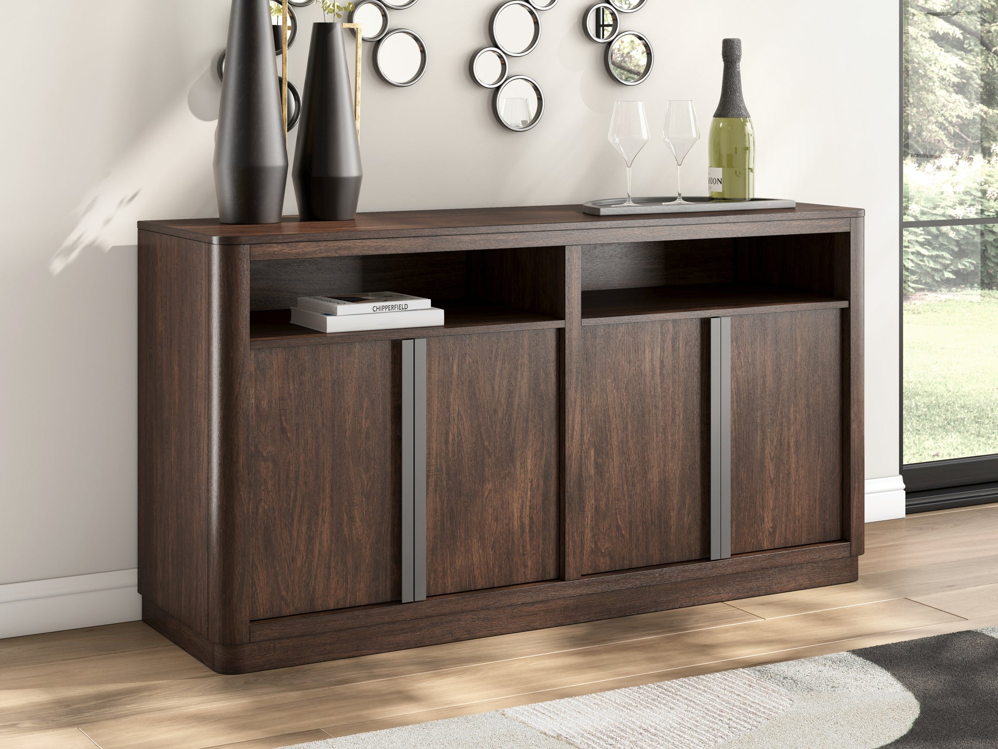 Orange Furniture Outlet - Ashley Furniture - Dilenno Dining Server - Dining Room Server / Dark Brown - PCD857-60