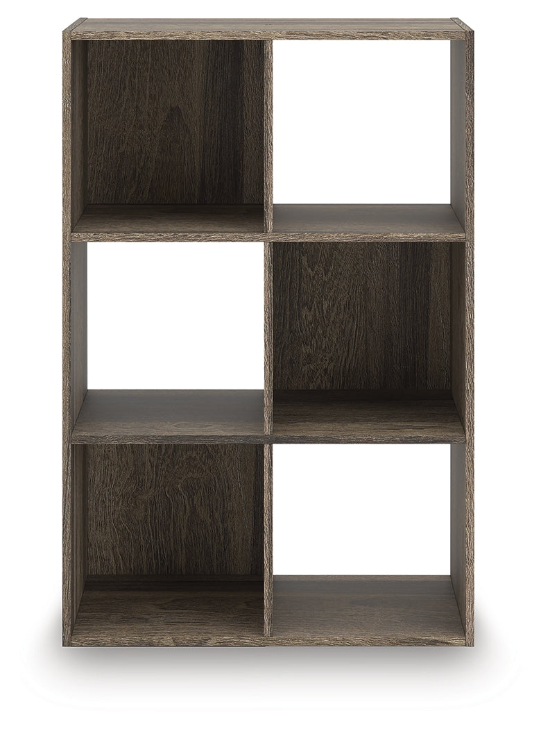 Orange Furniture Outlet - Ashley Furniture - Shallifer Six Cube Organizer - Six Cube Organizer / Brown - EA1104-3X2