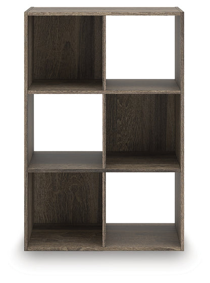 Orange Furniture Outlet - Ashley Furniture - Shallifer Six Cube Organizer - Six Cube Organizer / Brown - EA1104-3X2