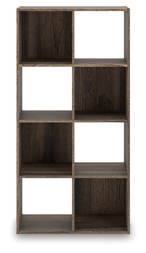 Orange Furniture Outlet - Ashley Furniture - Shallifer Eight Cube Organizer - Eight Cube Organizer / Brown - EA1104-4X2