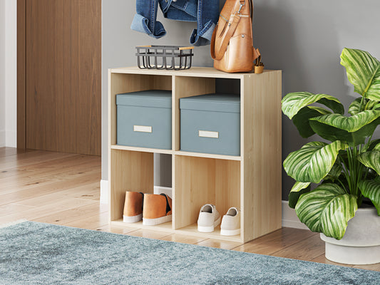 Orange Furniture Outlet - Ashley Furniture - Piperton Four Cube Organizer - Four Cube Organizer / Charcoal - EA5514-2X2