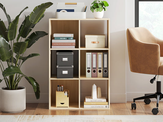 Orange Furniture Outlet - Ashley Furniture - Piperton Six Cube Organizer - Six Cube Organizer / Charcoal - EA5514-3X2