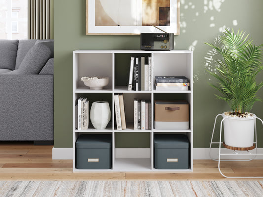 Orange Furniture Outlet - Ashley Furniture - Onita Nine Cube Organizer - Nine Cube Organizer / White - EA9630-3X3
