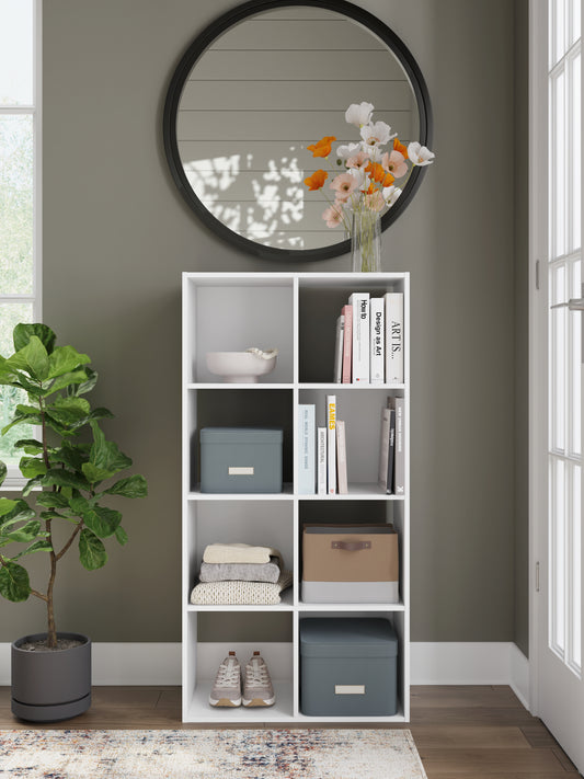 Orange Furniture Outlet - Ashley Furniture - Onita Eight Cube Organizer - Eight Cube Organizer / White - EA9630-4X2