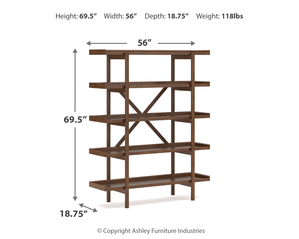 Lyncott Bookcase