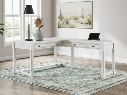 Orange Furniture Outlet - Ashley Furniture - Robbinsdale Office Desk - Home Office Desk / Antique White - H742-34