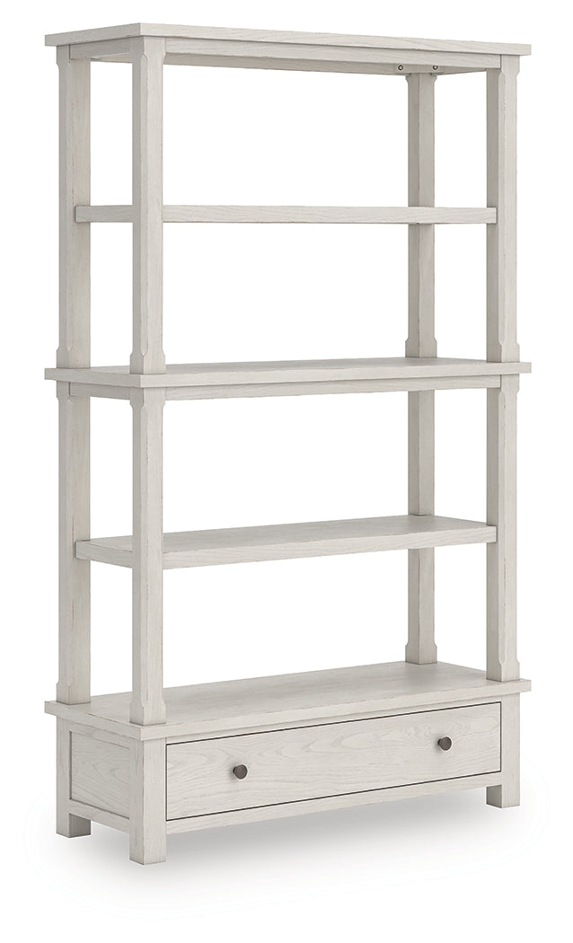 Orange Furniture Outlet - Ashley Furniture - Robbinsdale Bookcase - Bookcase / Antique White - H742-70