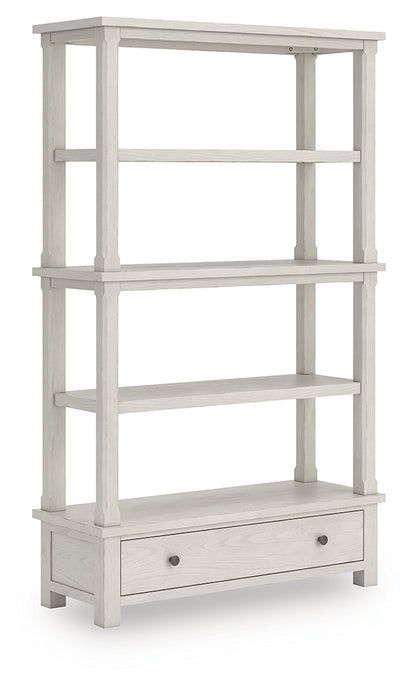 Orange Furniture Outlet - Ashley Furniture - Robbinsdale Bookcase - Bookcase / Antique White - H742-70