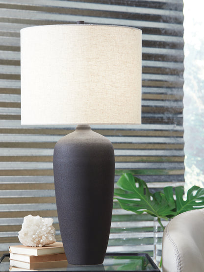 Orange Furniture Outlet - Ashley Furniture - Ryenburg Lighting - Metal Table Lamp (1/CN) / Black - L207584