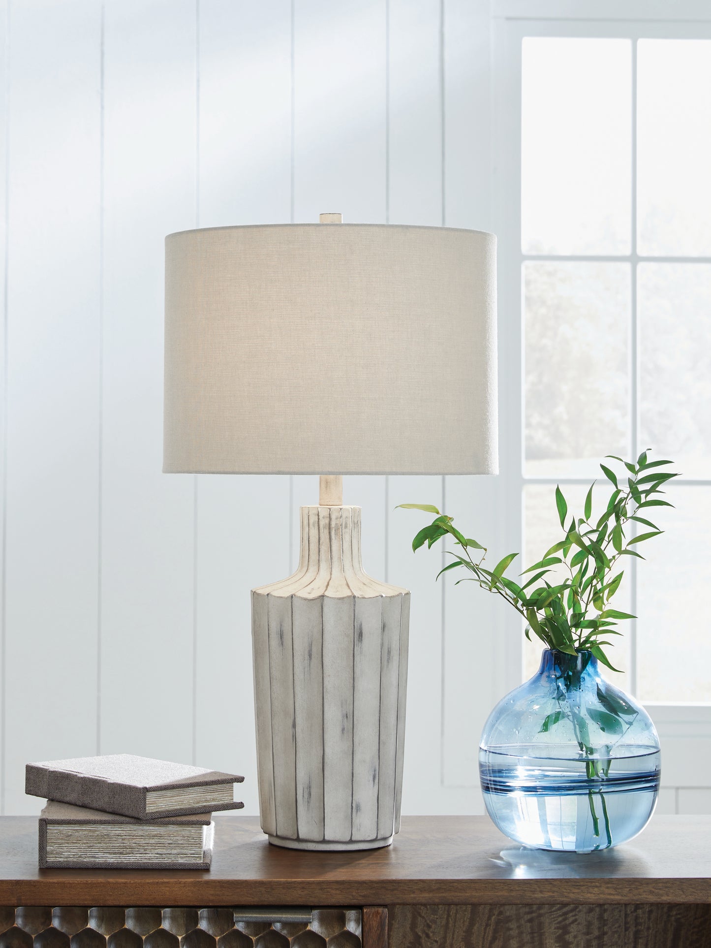 Orange Furniture Outlet - Ashley Furniture - Imre Lighting - Poly Table Lamp (1/CN) / Distressed Brown - L235884
