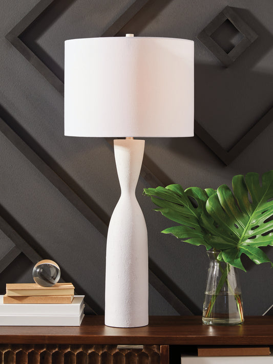 Orange Furniture Outlet - Ashley Furniture - Davinford Lighting - Poly Table Lamp (1/CN) / White - L236004